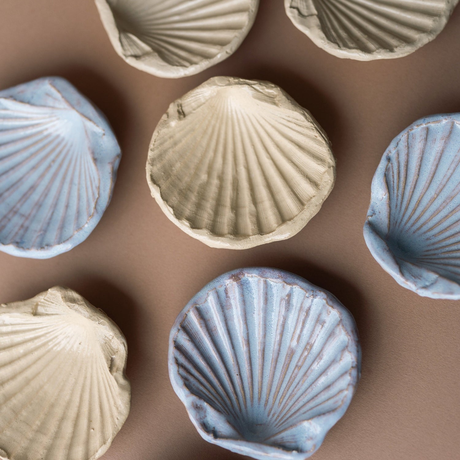 Handmade ceramic St. James Shell Lavender