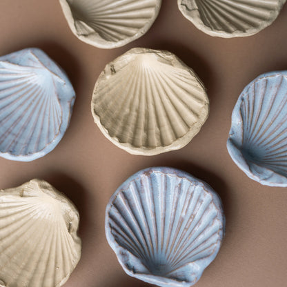 Handmade ceramic St. James Shell Lavender