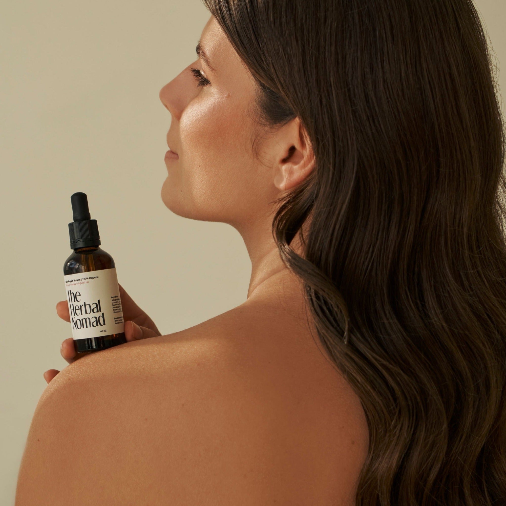 The Hair repair, handcrafted hair oil with, Lavender, thyme and rosemary. 100% Organic.
