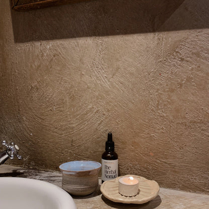 Handmade ceramic St. James Shell Natural