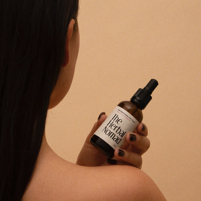 The Hair repair, handcrafted hair oil with, Lavender, thyme and rosemary. 100% Organic.